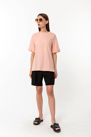 Oversize T-shirt Pudra