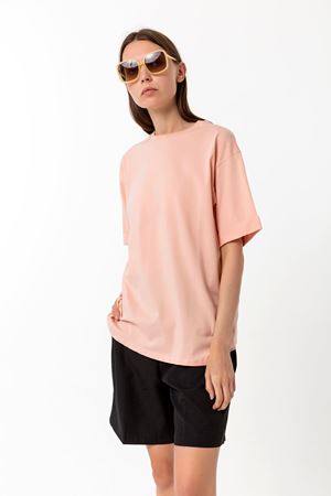 Oversize T-shirt Pudra