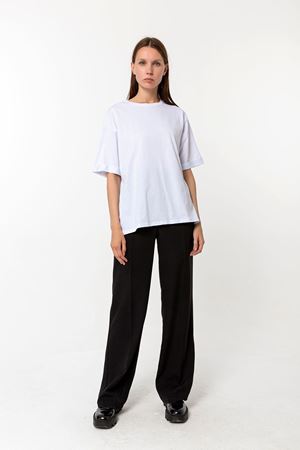 Kadın Oversize T-Shirt Beyaz