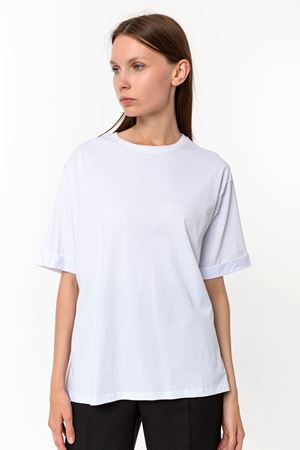 Kadın Oversize T-Shirt Beyaz